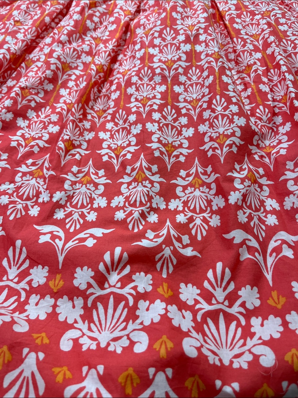 TALBOTS NWT Cottage Boho Party 100% Cotton Floral Scroll Print Sundress Maxi 16 - Picture 12 of 16